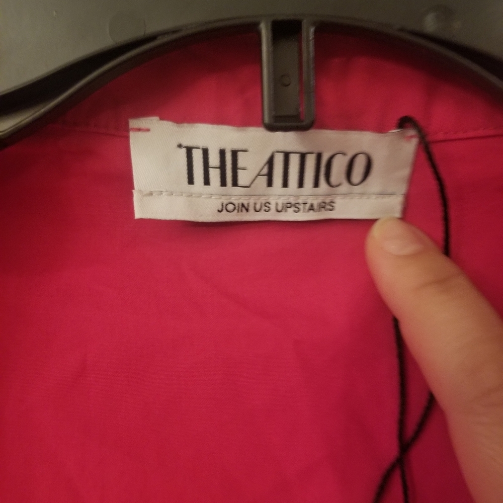 The Atticowide-sleeve cotton shirt dress Size 6 - Picture 7 of 8